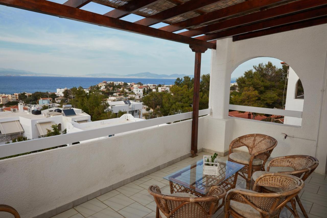 180° View To Sea Villa Vathí Eksteriør billede