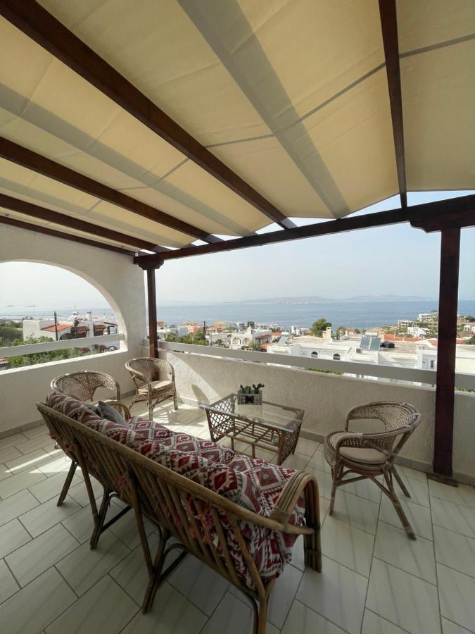 180° View To Sea Villa Vathí Eksteriør billede